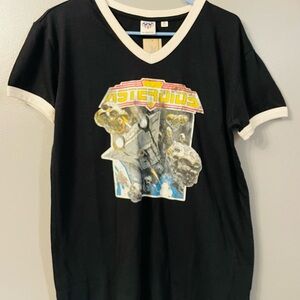 Junk Food Clothing Black Asteroids Graphic Tee